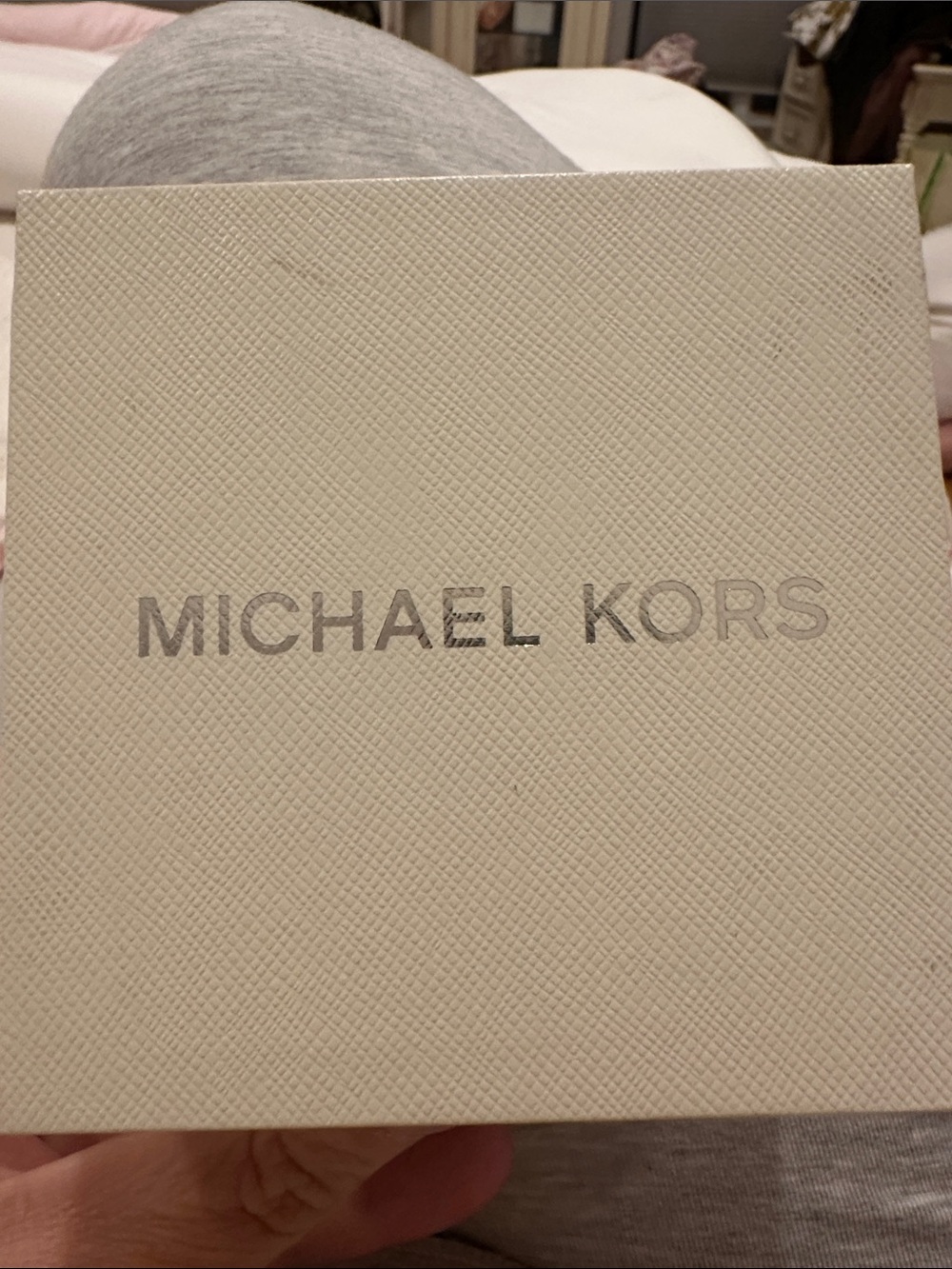 Michael Kors MK6704 Pink Glitter Crystal Watch Rose Gold NWT
